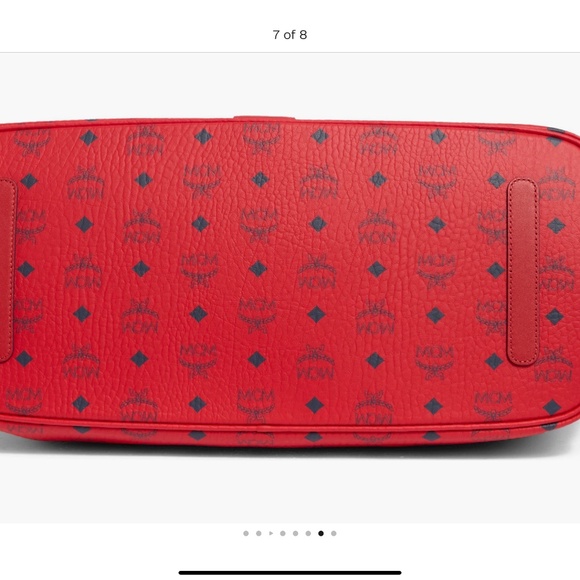 WANTED 👀👀👀NEW OR LIKE NEW CONDITION MCM LIZ SHOPPER REVERSIBLE TOTE BAG - Picture 6 of 7